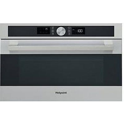 Hotpoint MD554IXH 60cm Wide Built-In Microwave With Grill - Stainless Steel