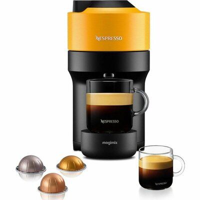 Nespresso by Magimix Vertuo Pop 11735 Smart Coffee Machine - Mango Yellow 