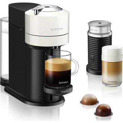 Nespresso by Magimix Vertuo Next & Milk Coffee Machine - White 