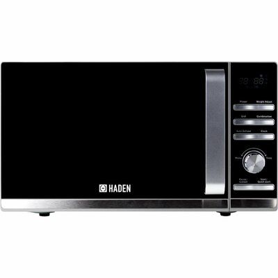 Haden 199096 800w Microwave with 900w Grill & Auto Defrost - Silver