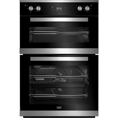 Beko Select BXTF25300X Electric Built-under Double Oven - Stainless Steel