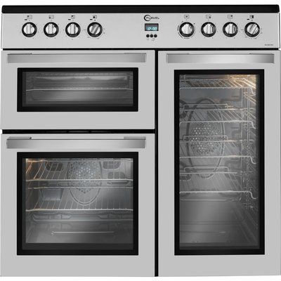 Flavel MLN9CRS 90 cm Electric Range Cooker - Silver