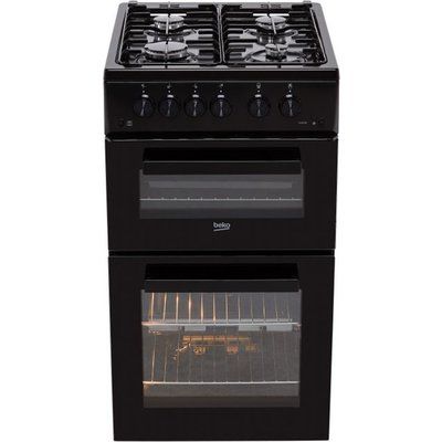 Beko ADVG592K 50cm Gas Cooker with Full Width Gas Grill - Black
