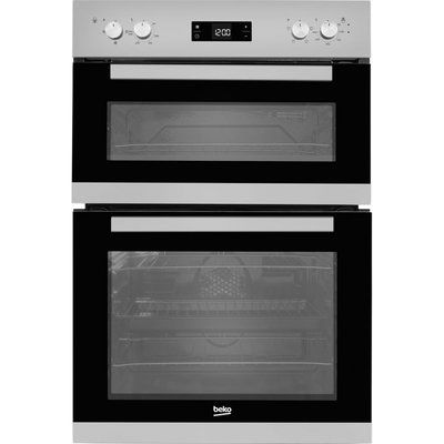 Beko BXDF22300S Electric Double Oven - Silver