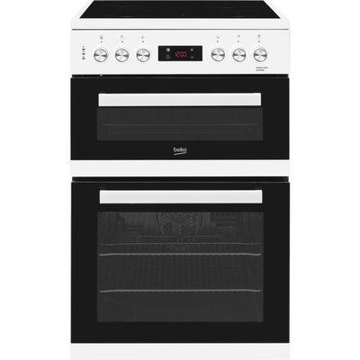 Beko XDC653W 60 cm Electric Ceramic Cooker - Stainless Steel