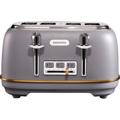 Daewoo Astoria SDA1818 4-Slice Toaster - Grey 