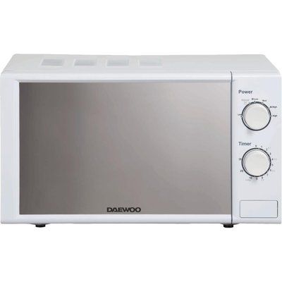 Daewoo SDA2084GE Compact Solo Microwave - White 