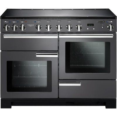 Rangemaster Professional Deluxe 110 Electric Induction Range Cooker - Slate & Chrome