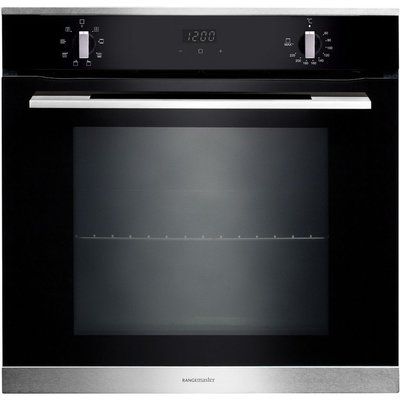 Rangemaster RMB608BL/SS Electric Oven - Black & Stainless Steel