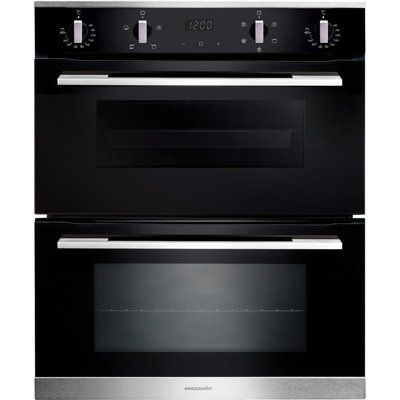 Rangemaster RMB7245BLSS 5 Function Electric Built Under Double Oven - Black