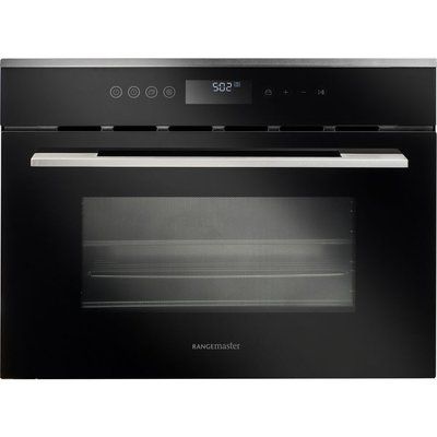 Rangemaster RMB45SCBL/SS Electric Steam Oven - Black & Stainless Steel
