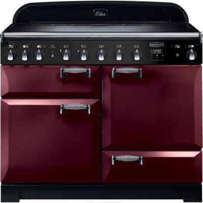 Rangemaster Elan Deluxe ELA110EICY 110cm Electric Range Cooker with Induction Hob - Cranberry