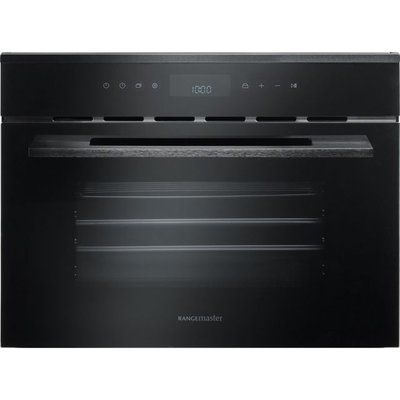 Rangemaster Eclipse ECL45SCBL/BL Built In Compact Steam Oven - Black