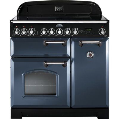Rangemaster CDL90ECSB Classic Deluxe 90cm Electric Range Cooker - Stone Blue