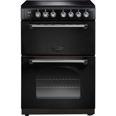Rangemaster Classic 60 CLA60EIBL/C Electric Cooker with Induction Hob - Black / Chrome