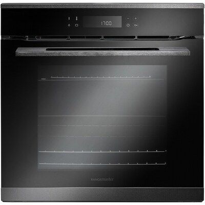 Rangemaster ECL6013PBLGC Eclipse Pyrolytic Self Cleaning Electric Single Oven - Black