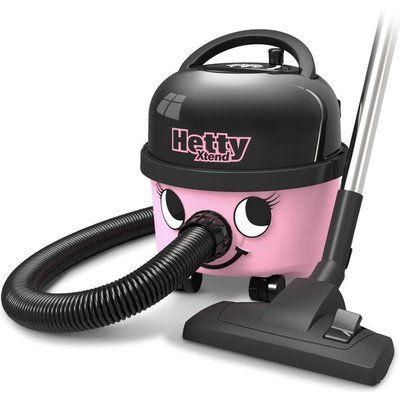Numatic Hetty HET160-11 Xtend Cylinder Vacuum Cleaner - Pink 