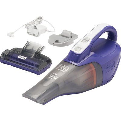 Black & Decker Pet Dustbuster DVB315JP-GB Handheld Vacuum Cleaner - Purple & Grey 