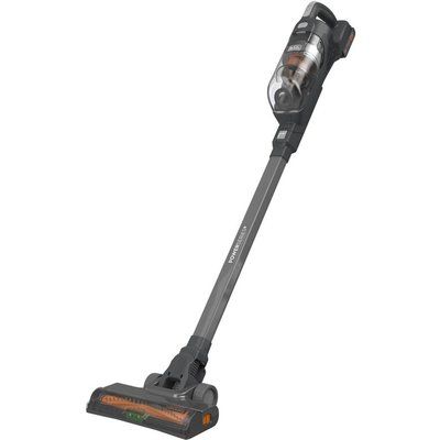 Black & Decker PowerSeries BHFEA18D1-GB Cordless Vacuum Cleaner - Grey & Orange 