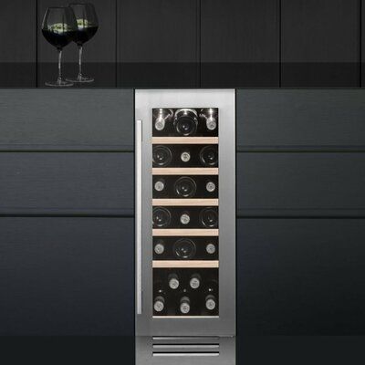Caple WI3125 Built In Wine Cooler - Stainless Steel