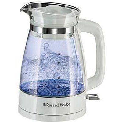 Russell Hobbs 26081 Classic Glass Kettle - White