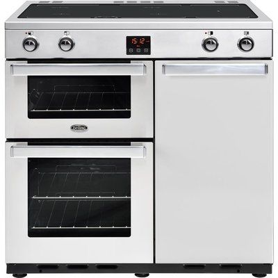 Belling Gourmet 90Ei Professional Electric Induction Range Cooker - Stainless Steel