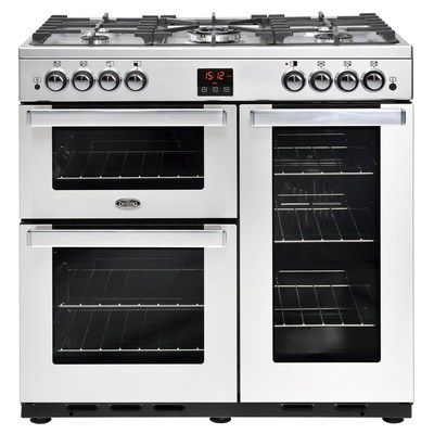 Belling Cookcentre 90G Professional 90cm Gas Range Cooker - Stainless steel