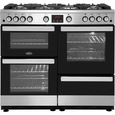 Belling Cookcentre100G 100cm Gas Range Cooker - Stainless Steel