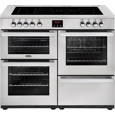 Belling Cookcentre 110E Electric Ceramic Range Cooker - Stainless Steel 