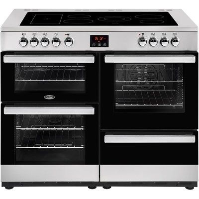Belling Cookcentre 110E 110cm Electric Ceramic Range Cooker - Stainless Steel
