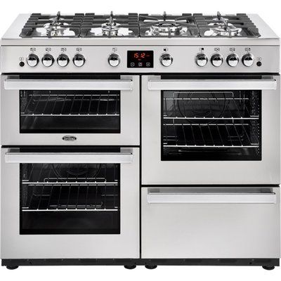 Belling Cookcentre110G Prof 110cm Gas Range Cooker - Stainless Steel