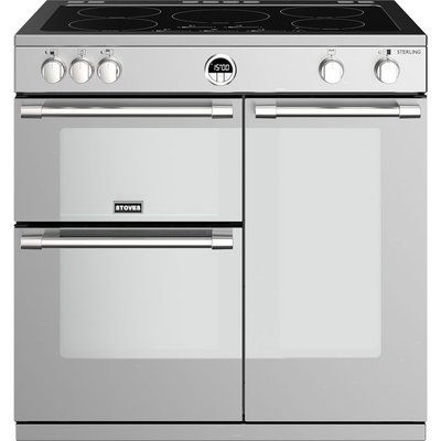 Stoves Sterling S900Ei 90 cm Electric Induction Range Cooker - Stainless Steel