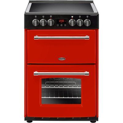 Belling Farmhouse60E 60cm Electric Cooker with Ceramic Hob - Hot Jalapeno Red