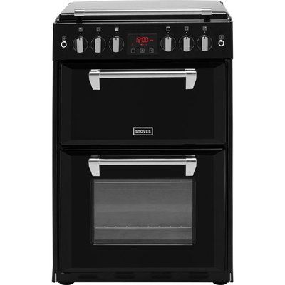 Stoves Richmond600G 60cm Gas Cooker with Full Width Electric Grill - Black