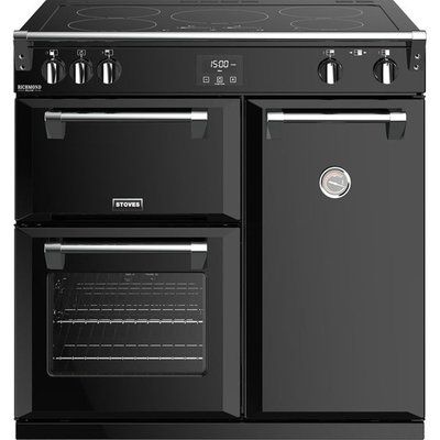 Stoves Richmond Deluxe S900EI 90cm Electric Range Cooker with Induction Hob - Black