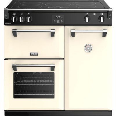 Stoves Richmond Deluxe S900EI 90cm Electric Range Cooker with Induction Hob - Cream