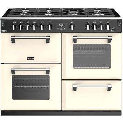 Stoves Richmond Deluxe S1100G 110cm Gas Range Cooker with Electric Grill - Cream