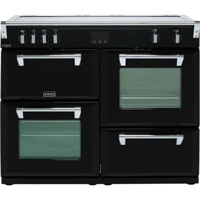 Stoves Richmond Deluxe S1100EI 110cm Electric Range Cooker with Induction Hob - Black
