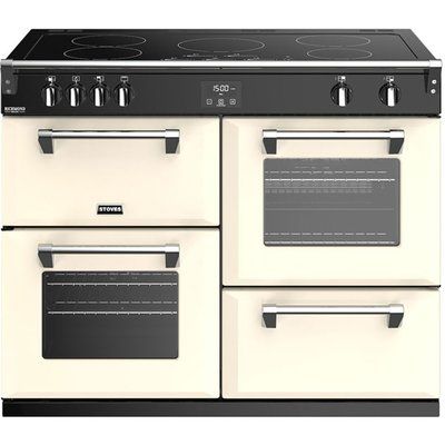 Stoves Richmond Deluxe S1100EI 110cm Electric Range Cooker with Induction Hob - Cream