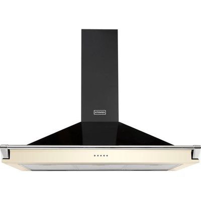 Stoves Richmond S1100 110cm Chimney Cooker Hood With Rail - Stainless Steel