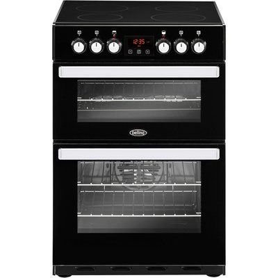 Belling Cookcentre 60E Electric Cooker with Ceramic Hob - Black