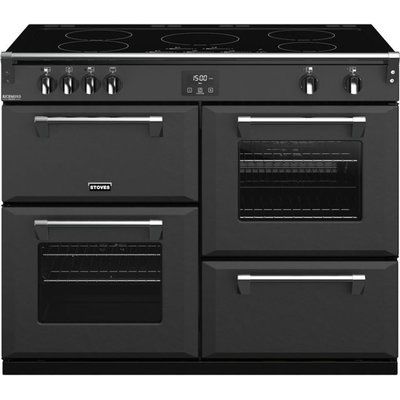Stoves Colour Boutique Collection Richmond Deluxe S1100Ei CB 110cm Electric Range Cooker with Induction Hob - Anthracite