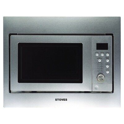 Stoves 25L 900W Built-In Microwave with Grill - Stainless Steel