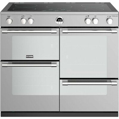 Stoves 444411427 Sterling S1000Ei MK22 100cm Electric Induction Range Cooker - Stainless Steel