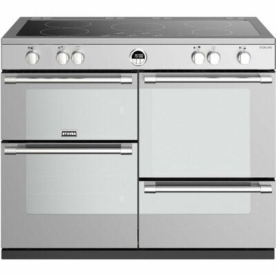 Stoves 444411431 Sterling S1100Ei MK22 110cm Electric Induction Range Cooker - Stainless Steel