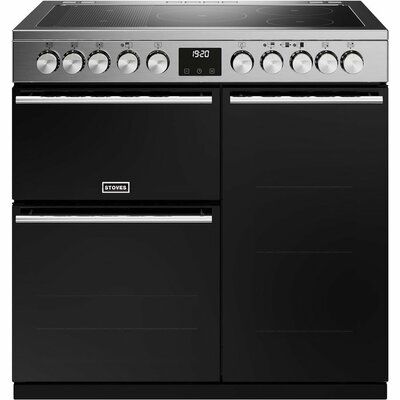 Stoves 444411489 Precision Deluxe D900Ei 90cm Electric Range Cooker - Stainless Steel