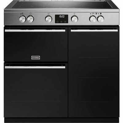 Stoves 444411491 Precision Deluxe D900Ei 90cm Electric Range Cooker - Stainless Steel