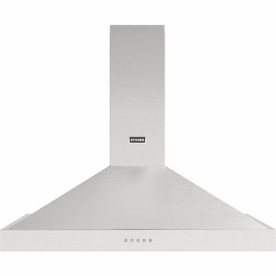 Stoves Sterling ST STERLING CHIM 110PYR STA Chimney Cooker Hood - Stainless Steel
