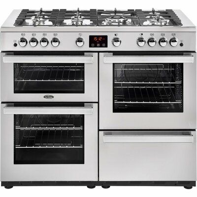 Belling 444411729 Cookcentre X110G Professional 110cm Gas Range Cooker - Stainless Steel
