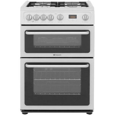 Hotpoint Newstyle HARG60P 60cm Gas Cooker with Variable Gas Grill